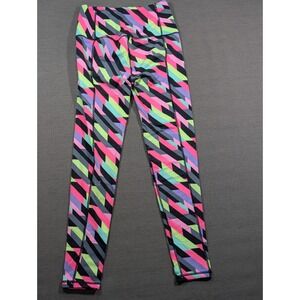 VSX Sport Victorias Secret Knockout Tights Neon Geometric Workout Leggings Small